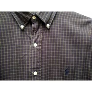 Ralph Lauren Blake Plaid Button Down Shirt L
